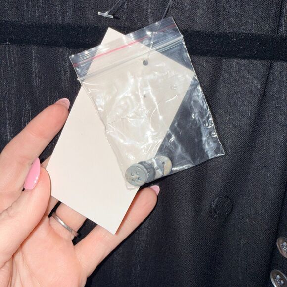 Soft Surroundings Rafina Gauze Longline Topper - Black 1X - Picture 9 of 11